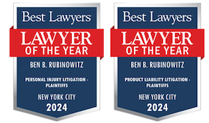 Ben Rubinowitz 2024 NYC Lawyer of the Year Personal Injury and Product Liability